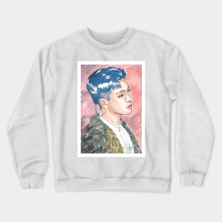 Kim Hongjoong ATEEZ Watercolour Painting Crewneck Sweatshirt